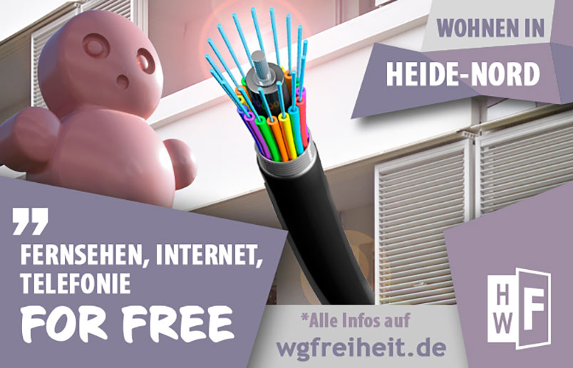 Heide-Nord: Fernsehen, Internet und Telefonie for free!