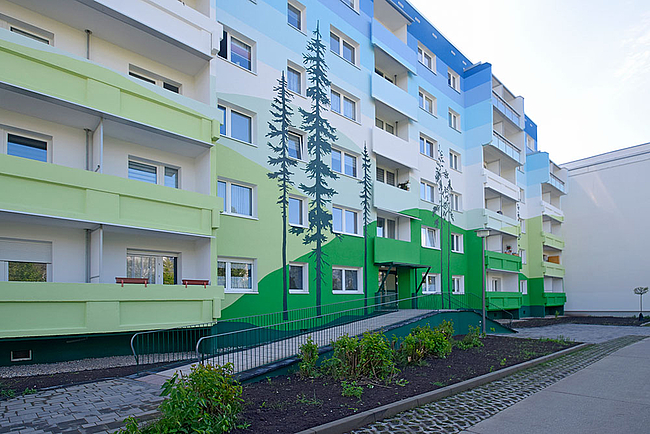 Hausansicht: 1-Raum-Wohnung Weißenfelser Straße 45