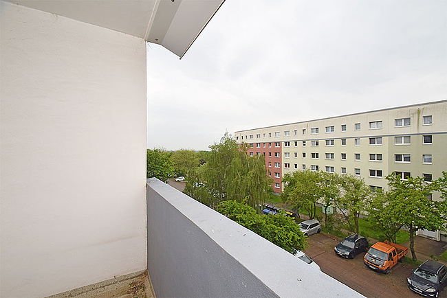 Balkonaussichten: 2-Raum-Wohnung Am Hohen Ufer 3