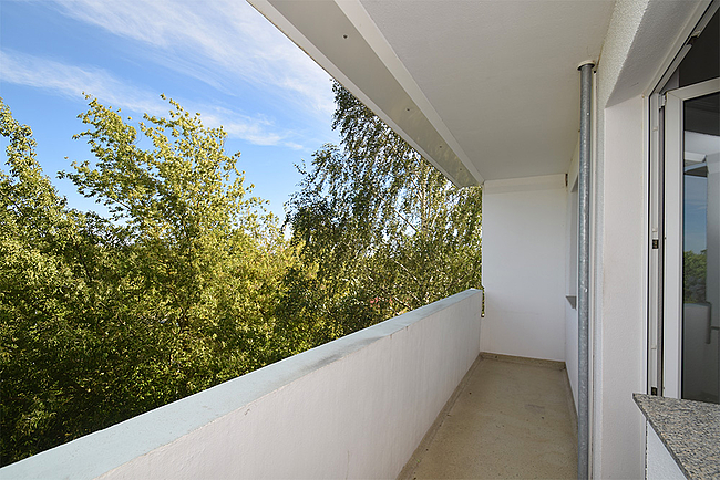 Loggia: 2-Raum-Wohnung Kolkturmring 13
