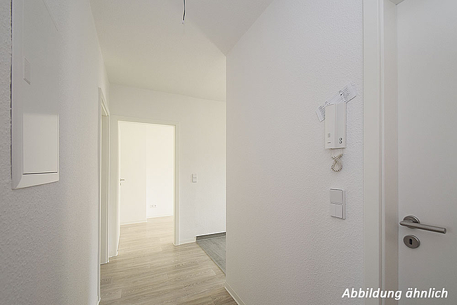 offener Flur-Küchenbereich-Variante_05: 2-Raum-Wohnung Kurt-Freund-Straße 9