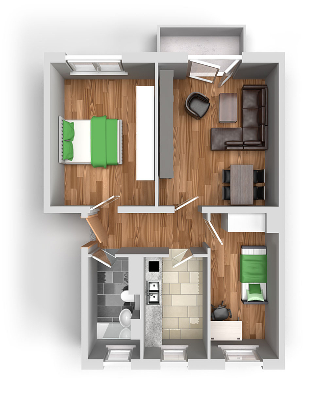 3-Raum-Wohnung Warschauer Straße 28 - Foto 4
