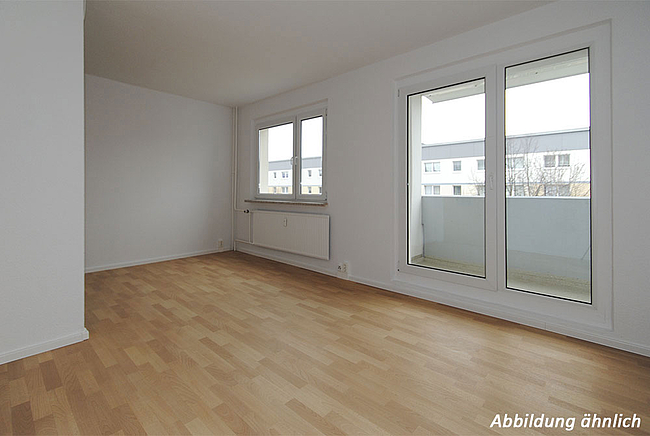 Wohnzimmer-Variante: 2-Raum-Wohnung Am Hohen Ufer 1