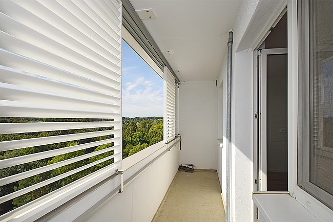 Loggia: 3-Raum-Wohnung Lindenweg 1