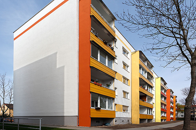 Hofansicht: 3-Raum-Wohnung Straße der Befreiung 2