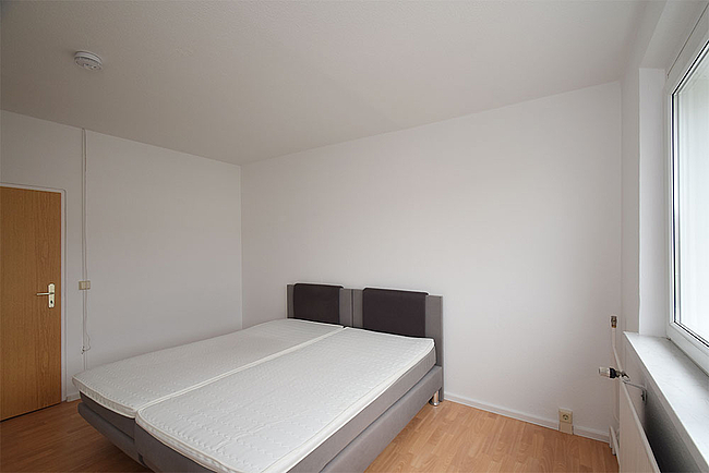 Schlafbereich: 2-Raum-Wohnung Lindenweg 4
