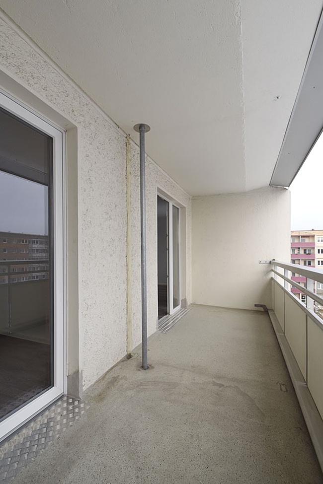 Balkon: 2-Raum-Wohnung Weißenfelser Straße 45
