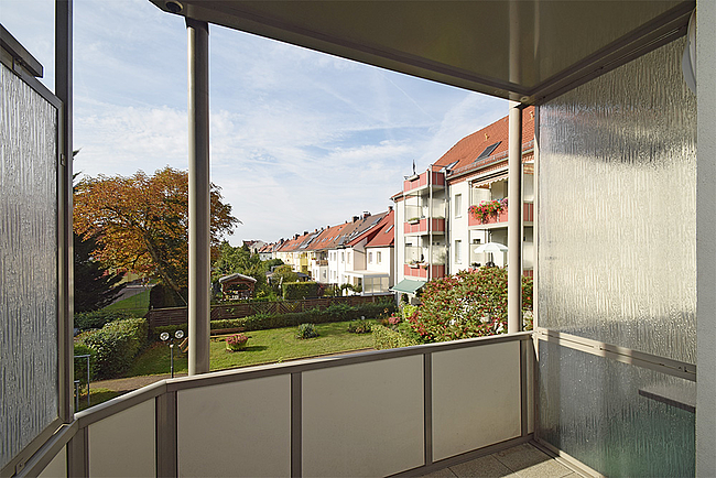 Balkon: 2-Raum-Wohnung Karl-Pilger-Straße 5
