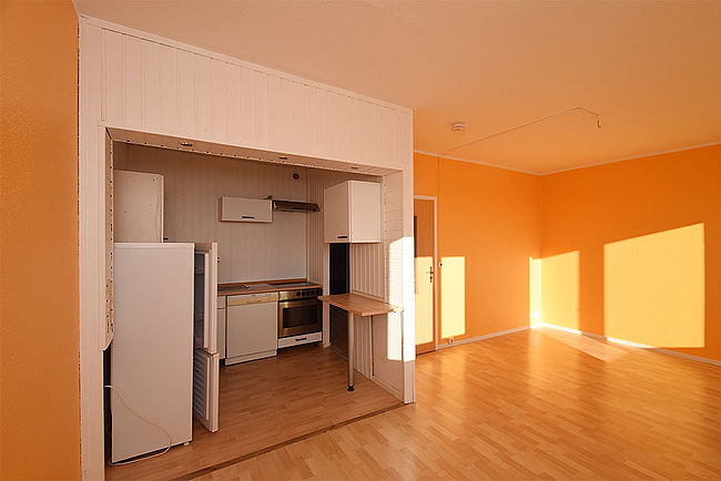 Küchenbereich: 3-Raum-Wohnung Erich-Kästner-Straße 7